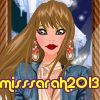 misssarah2013